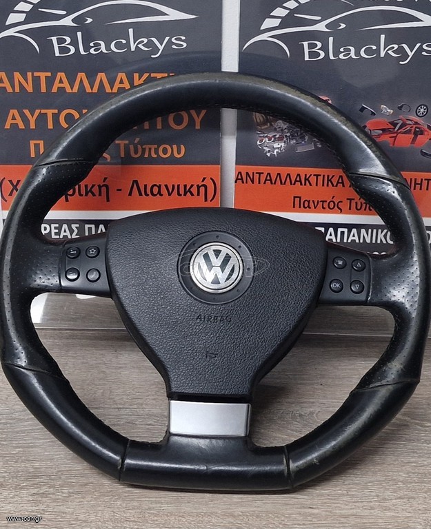 Volkswagen Scirocco 2009 τιμόνι δερμάτινο με χειριστήρια