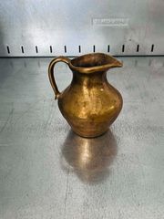 Vintage ορειχάλκινη / μπρούτζινη διακοσμητική κανάτα (κιούπι) με λαβή