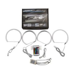 RGB δαχτυλίδια angel eyes led για BMW E46 coupe (1998-2003) / BMW E46 Sedan, Combi (1998-2005) - με τηλεχειρισμό για αλλαγή χρωμάτων