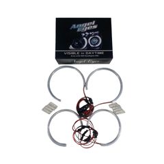 Δαχτυλίδια BMW E46 coupe (1998-2003) / BMW E46 Sedan, Combi (1998-2005) angel eyes με 66 led - κίτρινο χρώμα