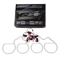 Δαχτυλίδια BMW E46 coupe (1998-2003) / BMW E46 Sedan, Combi (1998-2005) angel eyes - lightbar design - κόκκινα