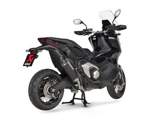 S-H7SO4-HRTBL/1 AKRAPOVIC SLIP ON BLACK TITANIUM HONDA X-ADV 750 2017-2024 Forza 750 2021-2024-thumb-2