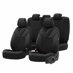 AMIO OT77345/AM ΚΑΛΥΜΜΑΤΑ ΚΑΘΙΣΜΑΤΩΝ OTOM RUBY 1202 GREY/BLACK ΜΑΥΡΟ/ΓΚΡΙ ΣΚΟΥΡΟ ΛΙΝΟ & ΔΕΡΜΑΤΙΝΗ SET - 1 σετ.