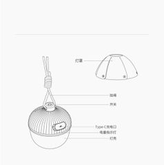 NEXTOOL ΦΩΤΙΣΤΙΚΟ ACORN LIGHT (NE20252)