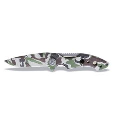 Beta Camouflage Foldaway Knife - Hardened Steel Blade