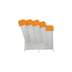 Beta Set Of 5 Scraper - Stainless Steel