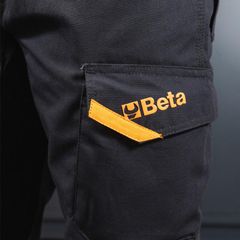 Beta 7818G Work Trousers With Multiple Pockets In Stretch Fabric - Gray