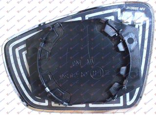 ΚΡΥΣΤΑΛΛΟ ΚΑΘΡΕΦΤΗ ΘΕΡΜΑΙΝΟΜΕΝΟ (CONVEX GLASS) ΔΕΞΙ VOLKSWAGEN VW POLO 2009 2010 2011 2012 2013 2014 2015 2016 2017 **ΠΡΟΣΦΟΡΑ**