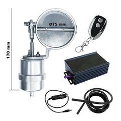 SIMONI RACING SREV2 ΒΑΛΒΙΔΑ-ΣΚΑΣΤΡΑ-ΣΙΓΑΣΤΗΡΑΣ ΕΞΑΓΩΓΗΣ ΚΑΥΣΑΕΡΙΩΝ ΓΙΑ ΔΙΠΛΕΣ ΕΞΑΤΜΙΣΕΙΣ ΔΙΑΜΕΤΡΟΥ 75mmΜΕ REMOTE CONTROL