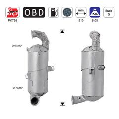 AMERICAT AS/FD5123Q ΦΙΛΤΡΟ DPF ΣΙΛΙΚΟΝΟΥΧΟ ΚΑΡΒΙΔΙΟ SIC CITROEN C3/DS3 1.4TD HDI DV4C 10-16 / PEUGEOT 206+/207/208/2008 1.4TD DV4C 2010-2015
