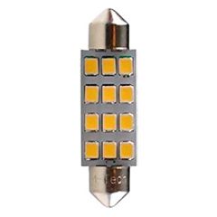 M-TECH LB030W/MT ΛΑΜΠΑΚΙΑ ΠΛΑΦΟΝΙΕΡΑΣ C5W/C10W 12V SV8.5 41mm 1,5W 12xSMD2835 LED OSRAM ΛΕΥΚΟ BLISTER 2ΤΕΜ.