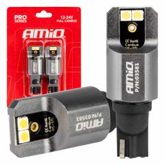 AMIO 03581/AM ΛΑΜΠΕΣ T15 W16W 12/24V 6.000K 4xSMD LED FULL CAN-BUS ΛΕΥΚΟ 3030 PRO SERIES - 2 ΤΕΜ.