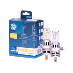 M-TECH LSPROS4/MT ΛΑΜΠΑ LED H4 12V IP65 6.000K 4.600lm LED SET PRO SMART SERIES - 2 ΤΕΜ.