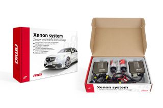 AMIO 01795/AM Kit Xenon H7 6000K 35W CANBUS 12/24V για ισχυρό λευκό φωτισμό δρόμου και καθαρή δέσμη χωρίς σφάλματα στο καντράν με μεγάλη διάρκεια ζωής - 1 Σετ