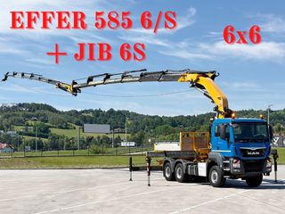 Γερανοί - Φορτηγά Με Γερανό MAN 2015 TGS 26.440 * EFFER 585 6/S + JIB 6S + ΤΗΛΕΧΕΙΡΙΣΤΗΡΙΟ * 6x6