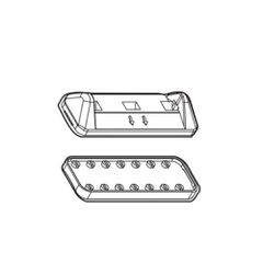 MENABO 70291/MB ΑΝΤΑΛΛΑΚΤΙΚΟ Kit XL ΜΕ ΛΑΣΤΙΧΟ ΠΟΔΙΩΝ ΓΙΑ ΜΠΑΡΕΣ DELTA ΚΑΙ OMEGA - 2 Τεμ.