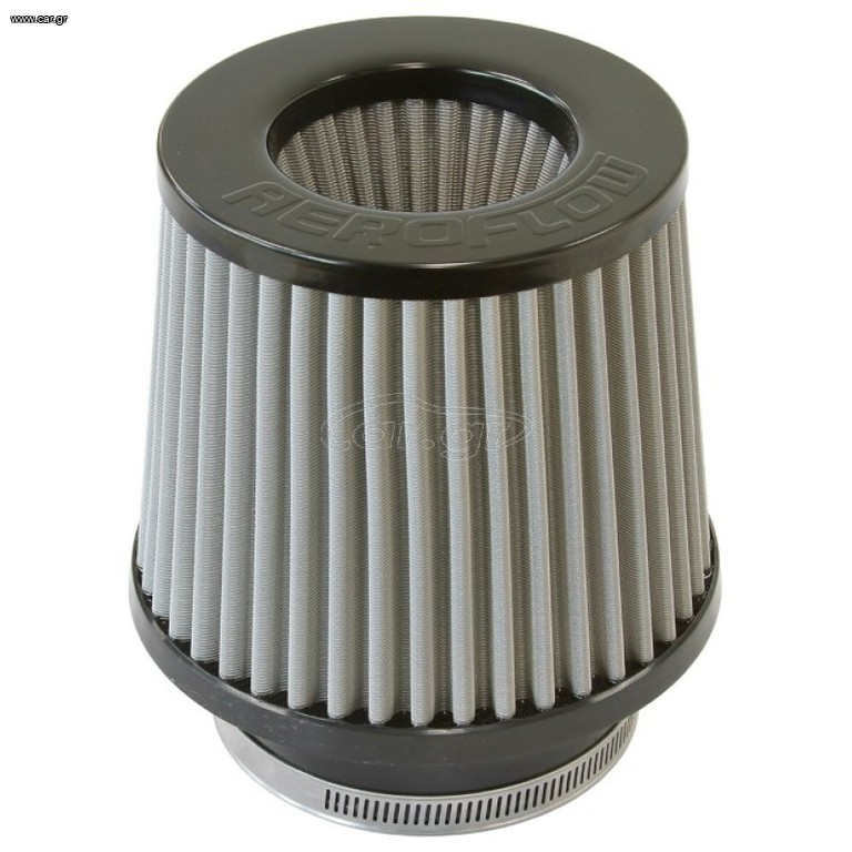 Universal Round Tapered 4" (101.6mm) Clamp-On Filter - Black Top Inverted Filter