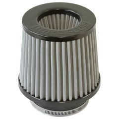 Universal Round Tapered 4" (101.6mm) Clamp-On Filter - Black Top Inverted Filter