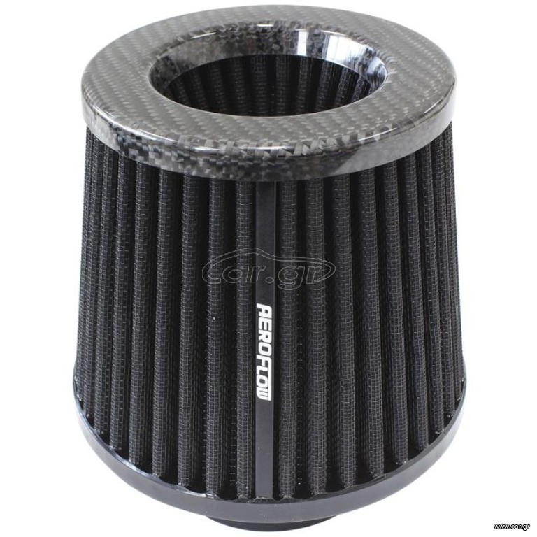 3" CARBON INVERTED TAPERED 5.25-6 O.D, 5 HIGH BLACK Aeroflow - AF 2911-3003