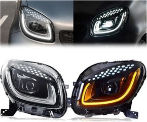 ΦΑΝΑΡΙΑ ΕΜΠΡΟΣ SMART FORTWO 453 2015-2019 FUL LED EAUTOSHOP GR (Tiμη ζευγους)