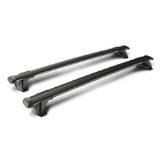 YAKIMA Y8050230 ΜΠΑΡΕΣ ΟΡΟΦΗΣ ΑΛΟΥΜΙΝΙΟΥ ΜΑΥΡΗ THROUGH BAR STANDARD 149 cm ΜΕ ΚΛΕΙΔΙ - 2 ΤΕΜ.
