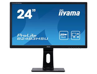Monitor 24'' Iiyama ProLite B2483HSU - Ανάλυση FHD - VGA, DVI, DisplayPort