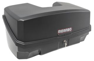 MENABO 12100/MB Μπαγκαζιέρα Κοτσαδόρου Nekkar Dark 300 σε μαύρο χρώμα με ματ ανάγλυφη υφή για βάση ποδηλάτου κοτσαδόρου Race 3/4 - 1 τεμ.