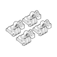 NORDRIVE N21041 ΑΚΡΑ ΓΙΑ ΜΠΑΡΕΣ ΓΙΑ SKODA OCTAVIA 5 09/04+ Kit