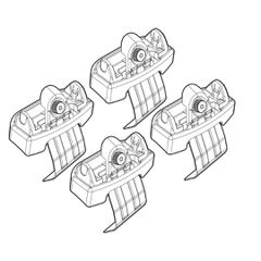 NORDRIVE N21132 ΑΚΡΑ ΓΙΑ ΜΠΑΡΕΣ ΓΙΑ RENAULT SCENIC X-MOD 09/09+ Kit