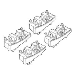 NORDRIVE N21170 ΑΚΡΑ ΓΙΑ ΜΠΑΡΕΣ ΓΙΑ OPEL CORSA E 3D/5D 12/14+ Kit