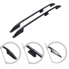 OMTEC 2522933LB/OM ΜΠΑΡΕΣ ΟΡΟΦΗΣ ΓΙΑ CITROEN JUMPY 2006-2016 ΠΑΡΑΛΛΗΛΕΣ ΑΛΟΥΜΙΝΙΟΥ ΜΑΥΡΕΣ SOLID L2 - 2 TEM.
