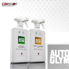 Autoglym Vinyl & Rubber Care Γαλάκτωμα πλαστικών ταμπλό VRC500 + Autoglym καθαριστικό υφασμάτων/πλαστικών Interior Shampoo 500ml