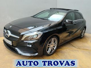 Mercedes-Benz A 180 2016 1.5 AMG LINE SPORT ΗΛΙΟΡΟΦΗ AYTOMATO F1 ΑΠΟΣΥΡΣΗ Ε-thumb-5