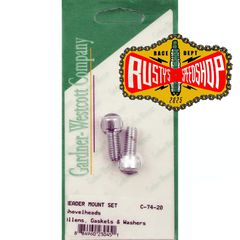 Gardner-Westcott, exhaust mount kit για shovelhead 66-84
