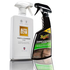 Autoglym Vinyl & Rubber Care Γαλάκτωμα πλαστικών ταμπλό VRC500 + MEGUIAR'S Carpet & Interior Cleaner 473ML ΣΑΜΠΟΥΑΝ ΕΣΩΤΕΡΙΚΩΝ ΧΩΡΩΝ G9416
