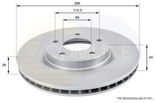 ΔΙΣΚΟΠΛΑΚΕΣ COMLINE ADC0274V | OEM 402061KC1A, 402061KC1B, 40206-1KC2A, 40206-1KC3A, 40206JD00A, 40206JD00B, 40206JG00A…