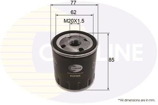 ΦΙΛΤΡΟ ΛΑΔΙΟΥ COMLINE EOF005 | OEM 1N-4402, 25184029, 1109 38, 1109 39, 1109 AK, 1109 AL, 1109 CA, 1109 J8, 1109 J9, 11…