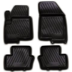 NOVLINE CARJEP00003H/NV ΠΑΤΑΚΙΑ ΣΕ ΣΚΑΦΗ TPE ΛΑΣΤΙΧΟ ΓΙΑ JEEP COMPASS 5D 2011-2016 ΣΕ ΜΑΥΡΟ ΧΡΩΜΑ - 4 ΤΕΜ. Πατάκια σε σκάφη για την καμπίνα του αυτοκινήτου, ρωσικής προέλευσης, ειδικά διαμορφωμένα στι