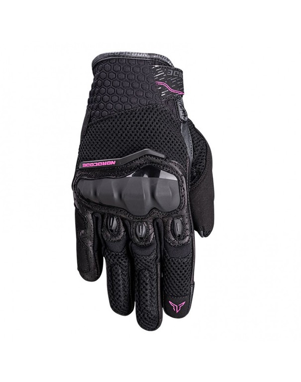 Nordcode GT Summer Lady Γάντια Black/Dark Pink