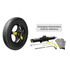 LAMPA L7607.6 ΡΕΖΕΡΒΑ ΑΛΟΥΜΙΝΙΟΥ 145/80-18 ΚΑΡΕ 5x112 ΚΕΝΤΡΟ 66,6mm NO STOP Kit ΜΕ ΓΡΥΛΟ, ΜΠΟΥΛΟΝΟΚΛΕΙΔΟ & ΤΣΑΝΤΑ - 1 ΤΕΜ.