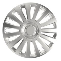 AMIO 11091/AM Τάσι Luxury 15'' ασημί (με διάμετρο για σήμα 7,2cm) για Επιβατικά Αυτοκίνητα - 1 τεμ.
