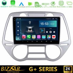 Bizzar G+ Series Hyundai i20 2009-2012 Auto A/C 8core Android14 6+128GB Navigation Multimedia Tablet 9"
