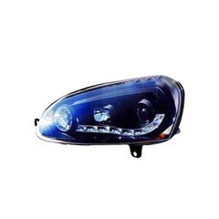 DIEDERICHS AL-2214785/DD Φανάρια VW GOLF 5 10.03 - 09.08 / GOLF 5+6 VARIANT / JETTA 5 05-10 Dayline + LED BLACK