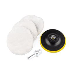 AMIO 03236/AM ΣΦΟΥΓΓΑΡΙΑ ΓΥΑΛΙΣΜΑΤΟΣ VELCRO ΜΕ ΔΙΣΚΟ ΤΡΙΒΕΙΟΥ ΓΙΑ ΔΡΑΠΑΝΑ 125mm ΚΑΙ ΑΝΤΑΠΤΟΡΑΣ Μ14 - 3 TEM.