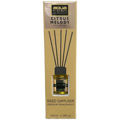 AQUA 10-845/AQ Αρωματικό Χώρου Citrus Melody Home Reed Diffuser με 6 Στικς Aqua 100 ml - 1 τμχ
