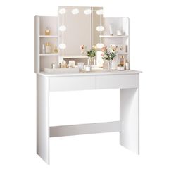 ΤΟΥΑΛΕΤΑ ΜΕ ΦΩΤΙΣΜΟ LED-ΡΑΦΙΑ-ΣΥΡΤΑΡΙΑ LAURYN HM2502.03 ΛΕΥΚΟ 108x40x140Υεκ