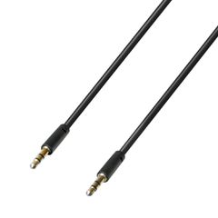 LAMPA 3881.2-LM ΚΑΛΩΔΙΟ ΗΧΟΥ ΓΙΑ ΘΥΡΑ AUX 100cm STEREO JACK ESSENTIALS LINE (JACK ΣΕ JACK 3,5 mm)