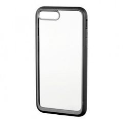 LAMPA L.P15533/T APPLE iPHONE 7 PLUS/8 PLUS ΘΗΚΗ ΚΙΝΗΤΟΥ PRIME ΔΙΑΦΑΝΗ ΜΕ ΜΑΥΡΟ ΠΛΑΙΣΙΟ (ΛΑΣΤΙΧΕΝΙΑ)