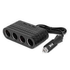AMIO 04367/AM ΑΝΤΑΠΤΟΡΑΣ ΑΝΑΠΤΗΡΑ 12/24V 120W ΜΑΥΡΟΣ - 4 ΘΕΣΕΙΣ - 2xUSB-A + 1xUSB-C - ΚΑΛΩΔΙΟ 80cm - 1 Τεμ.