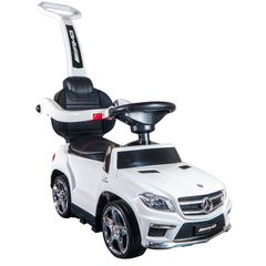 RACE AXION SX1578-WHITE/RXB ΠΑΙΔΙΚΟ ΑΥΤΟΚΙΝΗΤΟ PUSH-CAR ΜΕ ΧΕΡΟΥΛΙ ΤΥΠΟΥ MERCEDES GL63 ΜΟΝΟΘΕΣΙΟ ΛΕΥΚΟ - 1 TEM.